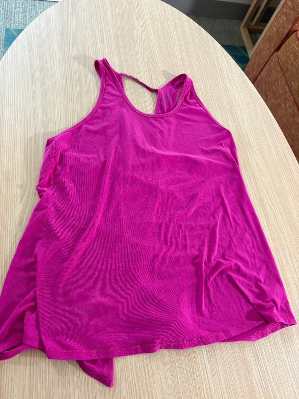 Athleta Fuchsia Scoop-Neck Racerback Tank